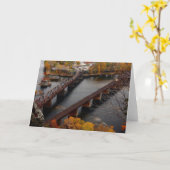 De Veerboot van Harpers in de herfst Kaart (Gele Bloem)