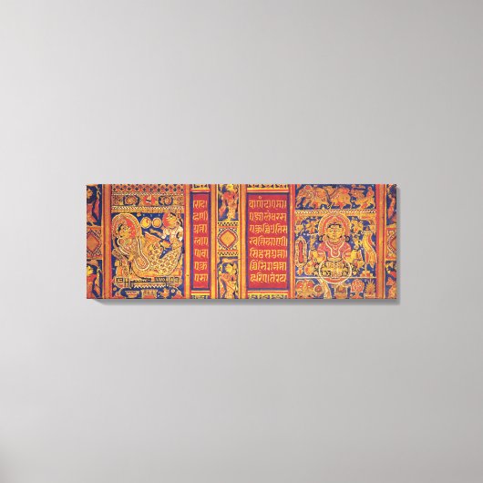 De veertien dromen van koningin Trisala Canvas Afdruk (Voorkant)