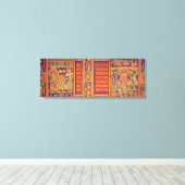 De veertien dromen van koningin Trisala Canvas Afdruk (Insitu (Houten vloer))