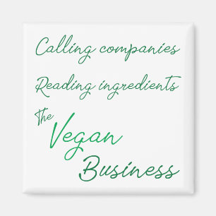 De Vegan Business Magnet