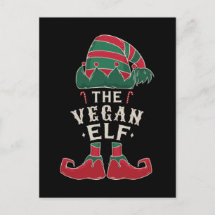 De Vegan Elf Briefkaart
