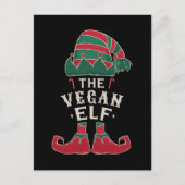 De Vegan Elf Briefkaart (Voorkant)