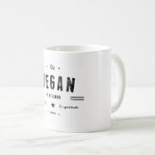 De Vegan Gentleman Koffiemok (Voorkant rechts)