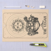 De Vegan gestileerde gegraveerde zon overvloedig f Tissuepapier (Craft)