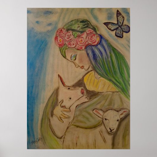 De Vegan moeder Poster (Voorkant)