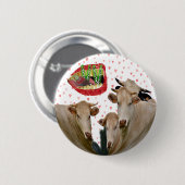 De Vegan Voice Ronde Button 5,7 Cm (Voorkant /achterkant)