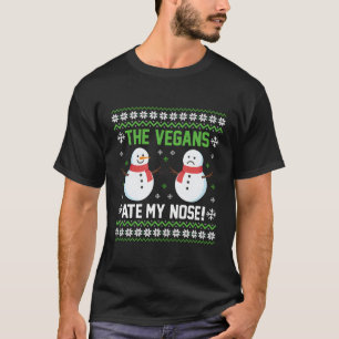 De veganisten aten mijn neus Shirt - lange mouwen