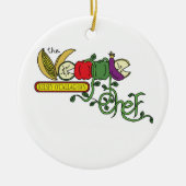 De Veggie Chef Ordament Keramisch Ornament (Voorkant)