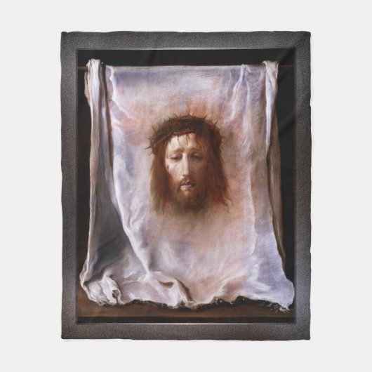 De Veil van Veronica door Domenico Fetti Fleece Deken (Voorkant)