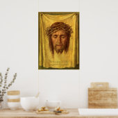 De Veil van Veronica Jezus Christus gezicht, Heili Poster (Keuken)