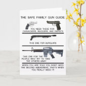 DE VEILIGE GIDS VAN HET PISTOOL VAN DE FAMILIE KAART (Gele Bloem)