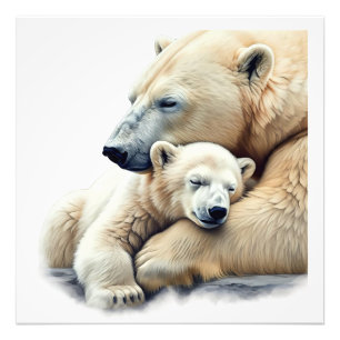 De veilige haven van de liefde foto afdruk