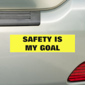 De veiligheid is mijn Gods Zaken Vracht Bumpersticker (Op auto)