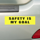 De veiligheid is Mijn Vrachtwagen Van het Bedrijfs Bumpersticker (Op auto)