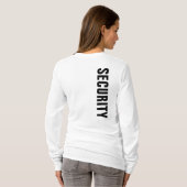 De Veiligheid T-Hemden van vrouwen Dubbelzijdig Dr T-shirt (Achterkant volledig)