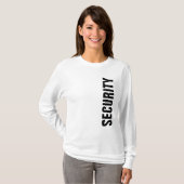 De Veiligheid T-Shirt van vrouwen Voorzijde de Wit (Voorkant volledig)