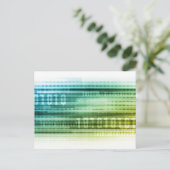 De Veiligheid van gegevens over Internet en Persoo Briefkaart (Staand voorkant)