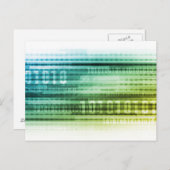 De Veiligheid van gegevens over Internet en Persoo Briefkaart (Voorkant / Achterkant)