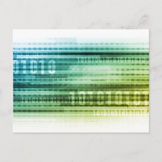 De Veiligheid van gegevens over Internet en Persoo Briefkaart (Voorkant)