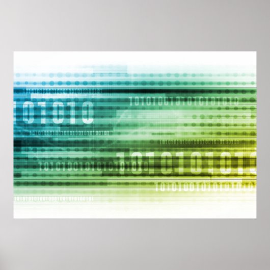 De Veiligheid van gegevens over Internet en Persoo Poster (Voorkant)