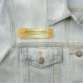 De Veiligheidsspeld van de bedrijfsbedrijfwerkneme Naamplaatje (In situ)