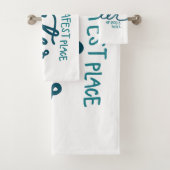 De veiligste plaats bad handdoek (Insitu)