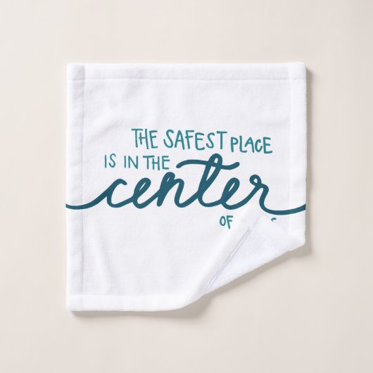 De veiligste plaats bad handdoek (Wasdoekje)