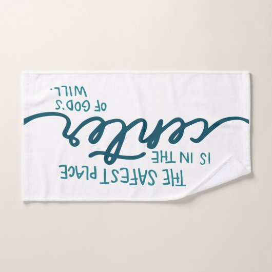 De veiligste plaats bad handdoek (Handdoek)