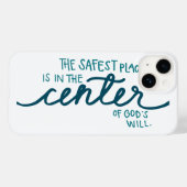 De veiligste plaats Case-Mate iPhone case (Achterkant (horizontaal))