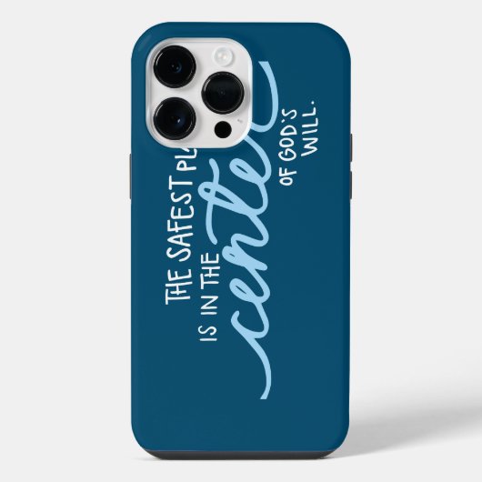 De Veiligste Plaats iPhone Hoesje (Achterkant)