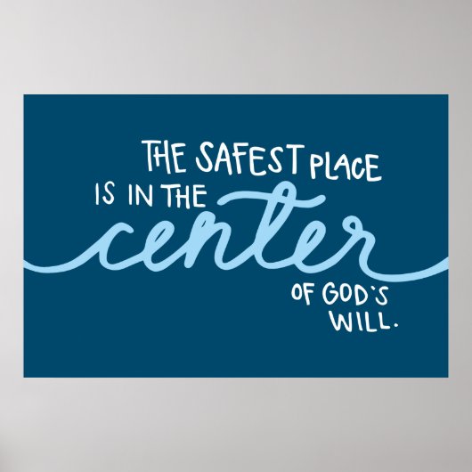 De veiligste plaats poster (Voorkant)