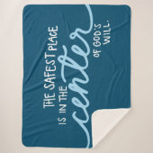 De veiligste plaats sherpa deken (Voorkant)