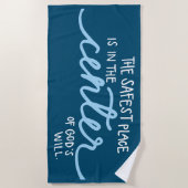 De veiligste plaats strandlaken (Voorkant)