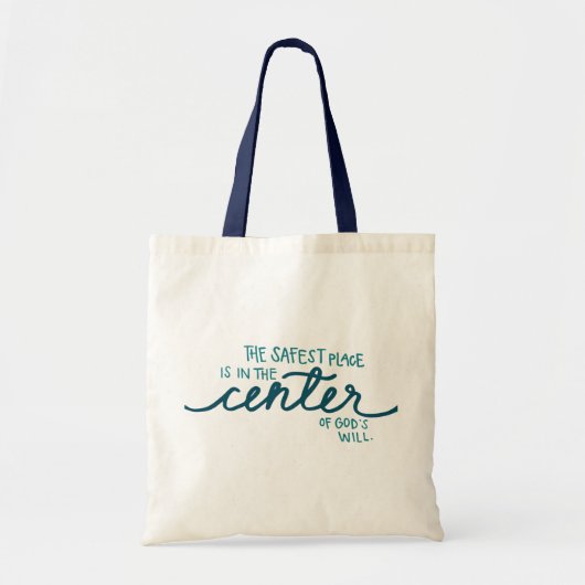 De veiligste plaats tote bag (Voorkant)