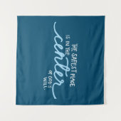 De veiligste plaats wandkleed (Voorkant (horizontaal))