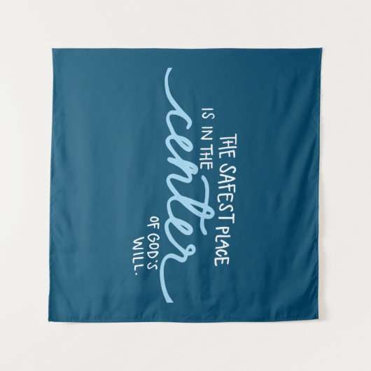 De veiligste plaats wandkleed (Voorkant (horizontaal))