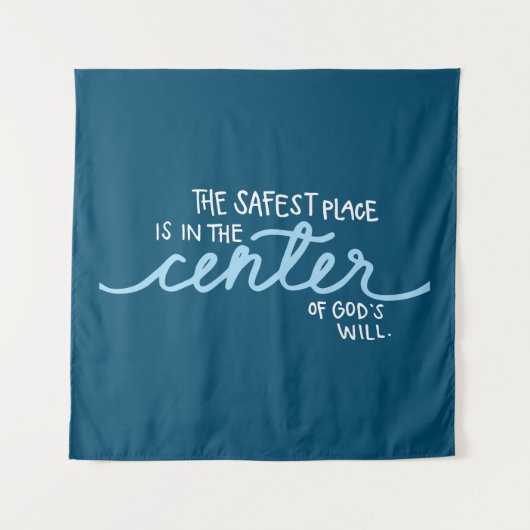 De veiligste plaats wandkleed (Voorkant)