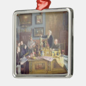 De veiling, 1910 metalen ornament (Links)