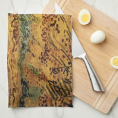 De velden door Vincent van Gogh Theedoek (Quarter Fold)