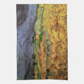 De velden door Vincent van Gogh Theedoek (Verticaal)