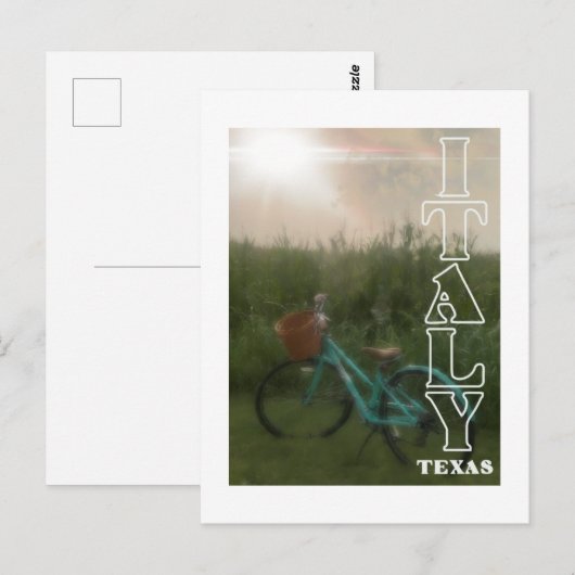 De velden van Italië (Texas) Briefkaart (Voorkant / Achterkant)