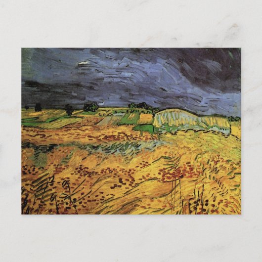 De velden van Vincent van Gogh Briefkaart (Voorkant)