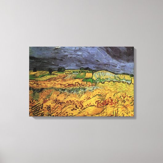 De velden van Vincent van Gogh Canvas Afdruk (Voorkant)