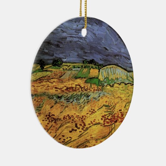 De velden van Vincent van Gogh Keramisch Ornament (Rechts)