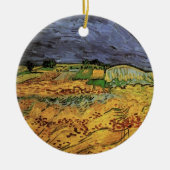 De velden van Vincent van Gogh Keramisch Ornament (Voorkant)