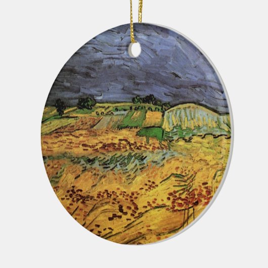 De velden van Vincent van Gogh Keramisch Ornament (Links)