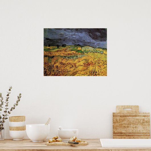 De velden van Vincent van Gogh Poster (Keuken)