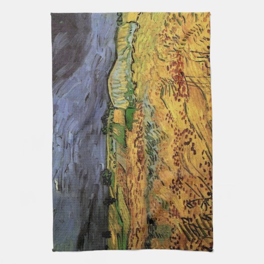 De velden van Vincent van Gogh Theedoek (Verticaal)