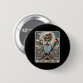 De veldhockeymoeder Tarrot Card Ronde Button 5,7 Cm (Voorkant /achterkant)