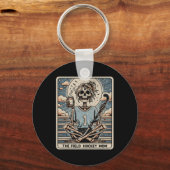 De veldhockeymoeder Tarrot Card Sleutelhanger (Voorkant)